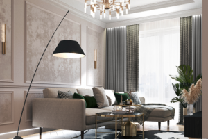 Визуализация гостиной