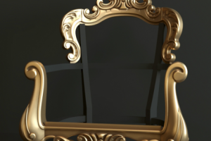 Кресло 3Д модель для ЧПУ станков