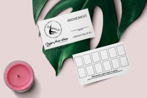 Дизайн визитки для Анны- тренера по пилатесу