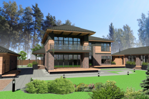 Проект комплекса частных жилых зданий