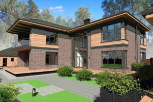 Проект комплекса частных жилых зданий