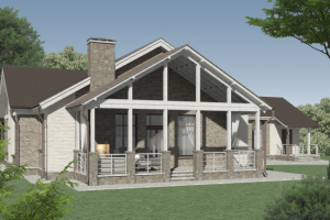 Проект и реализация коттеджа. Ленинградская обл. г. Гатчина