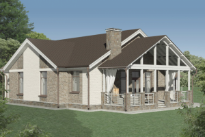 Проект и реализация коттеджа. Ленинградская обл. г. Гатчина