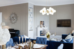 Дизайн интерьера кухни - гостиной.