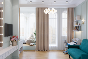 Дизайн интерьера детской девочки