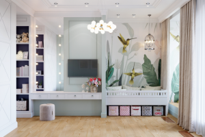 Дизайн интерьера детской девочки