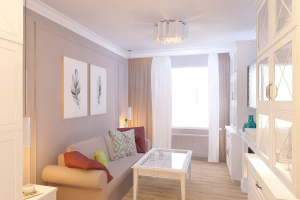 Дизайн интерьера гостиной в городской квартире