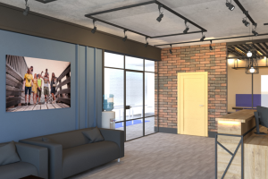 Концепция интерьера центра протезирования. СПБ. 2019г