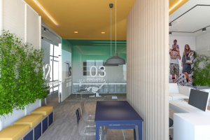 Концепция интерьера центра протезирования. СПБ. 2019г