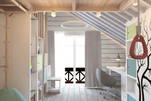 Дизайн интерьера коттеджа. Ленинградская обл. Пос. Новая Проба