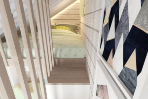 Дизайн интерьера коттеджа. Ленинградская обл. Пос. Новая Проба