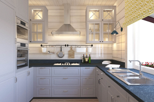 Дизайн интерьера коттеджа. Ленинградская обл. Пос. Новая Проба