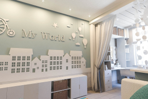 Дизайн -проект интерьера двухкомнатной квартиры .