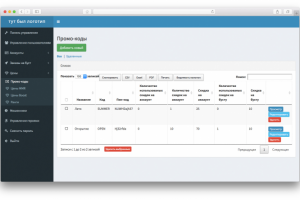 Личный кабинет админа и блогера, реферальная программа
