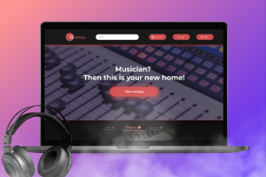 Дизайн сайта с музыкальной темой