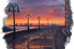 Рассвет на набережной