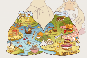 детское меню-бродилка