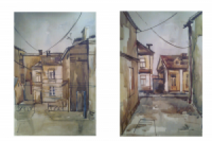 акварельные зарисовки