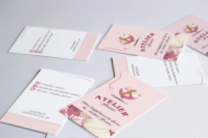 Визитки для свадебного ателье Тесоро