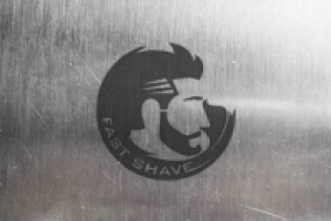 Логотип для трафаретов, предназначенных для быстрого бритья.