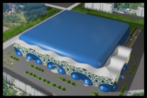 Эскизный проект  крытого аквапарка "Moscow Water Park"