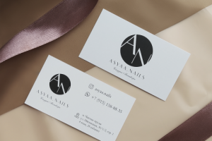 Визитные карточки для ногтевой студии