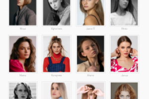 Многостраничный сайт для модельного агентства