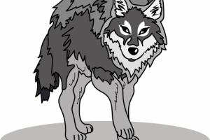 Векторный волк