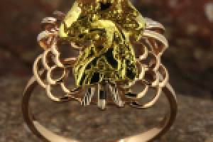 Ювелирные изделия из золотых самородков