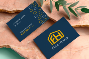 Визитка для строительной компании