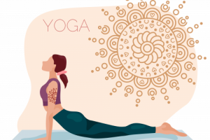 Иллюстрация для студии йоги