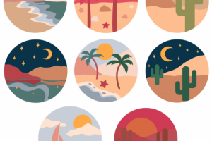 Серия принтов "Природа"