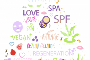 Элемент дизайна упаковки косметики