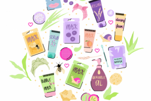 Элемент дизайна упаковки косметики