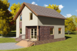 эскиз дачного домика