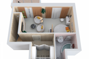 Визуализация планировки квартиры