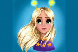 Праздничная девочка