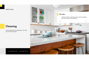 Экспозиция в форме одностраничника для компании