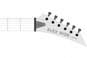 Личный логотип в форме грифа гитары