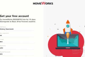 Форма HOMEWORKS