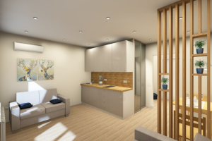 Дизайн-проект квартиры ЖК Резиденция "Высокий Берег", г. Анапа