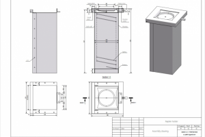 Салфетница для торговой мебели АЗС "ГАЗПРОМ"