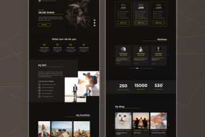 Лендинг для фотографа