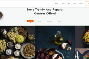 Верстка сайта для компании All food