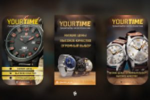 Дизайн аватара для магазина часов