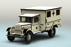 3D пазл  "Полуторка"