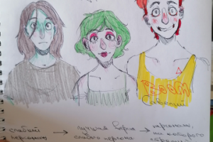 Концепт-арты персонажей книги