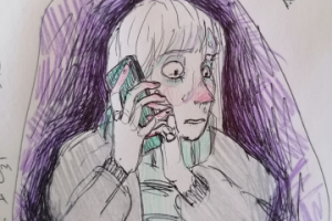 Эскиз иллюстрации к книге