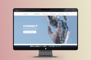 Главный экран корпоративного сайта IP-телефонии