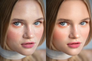 High-End ретушь портрета